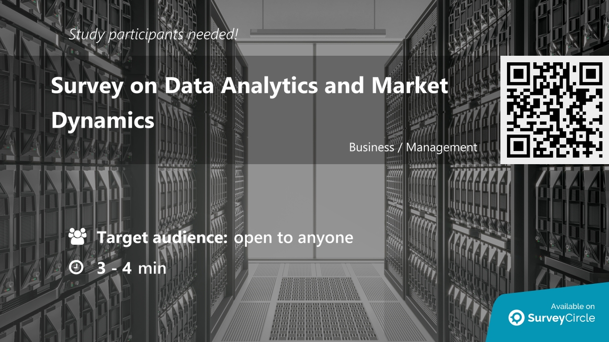 daily_research's tweet image. Participants needed for online survey!

Topic: "Survey on Data Analytics and Market Dynamics" surveycircle.com/CRC3B7/ via @SurveyCircle

#BrandDesirability #BritishHeritage #QuietLuxury #PerceivedFit #survey #surveycircle