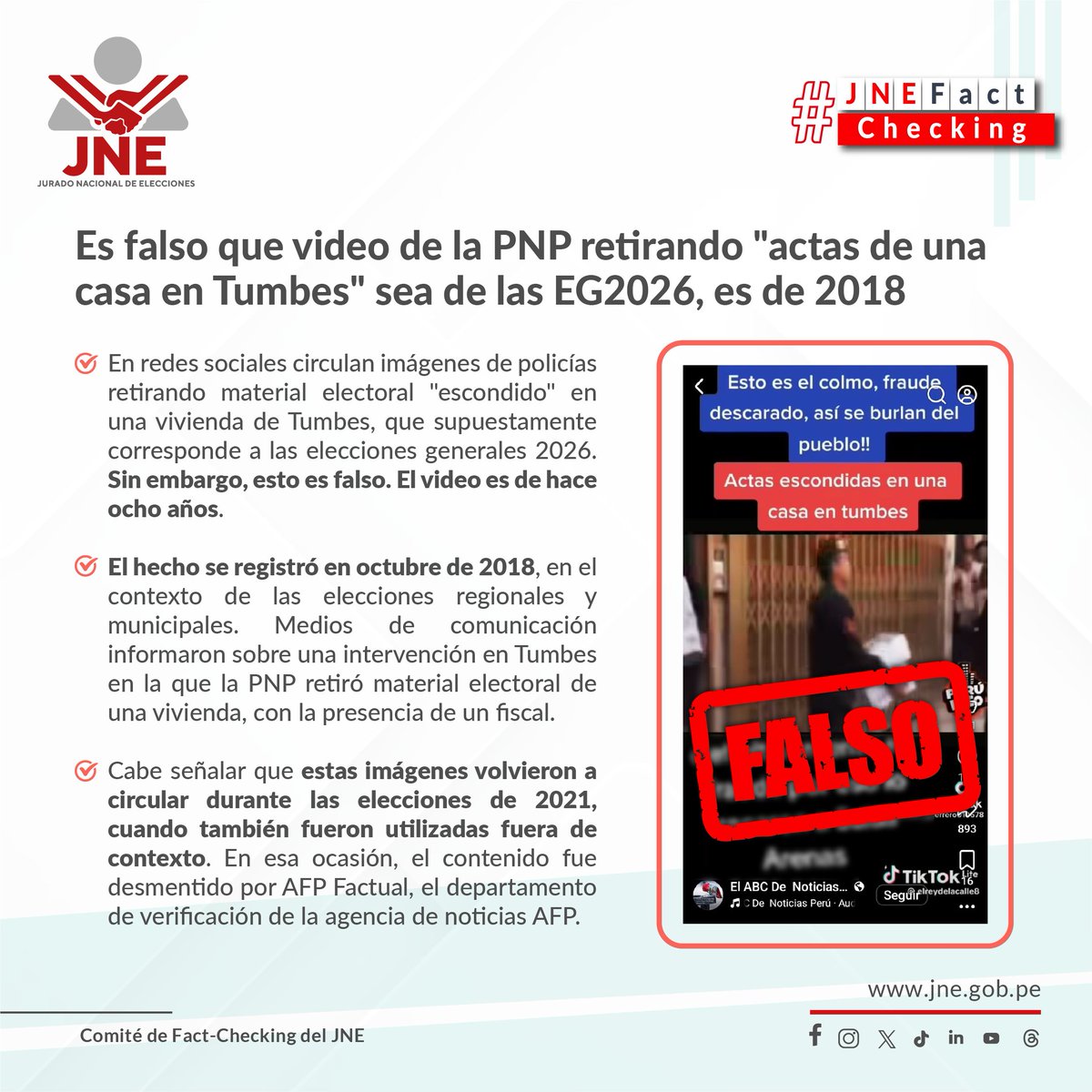 JNE Perú tweet media