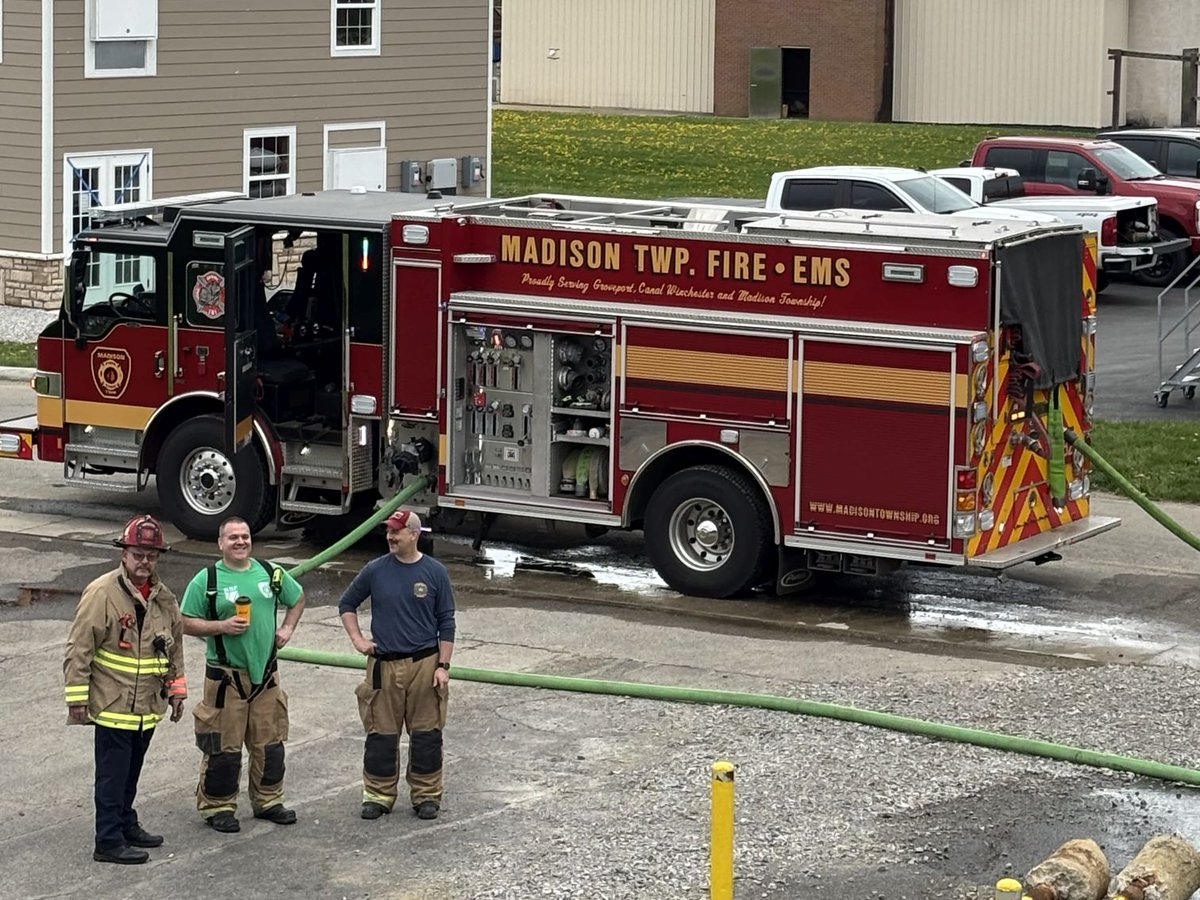 Box15's tweet image. Rehab 2 was at the Ohio Fire Academy yesterday supporting a second day of Madison Twp training

#fire #firerehab #training