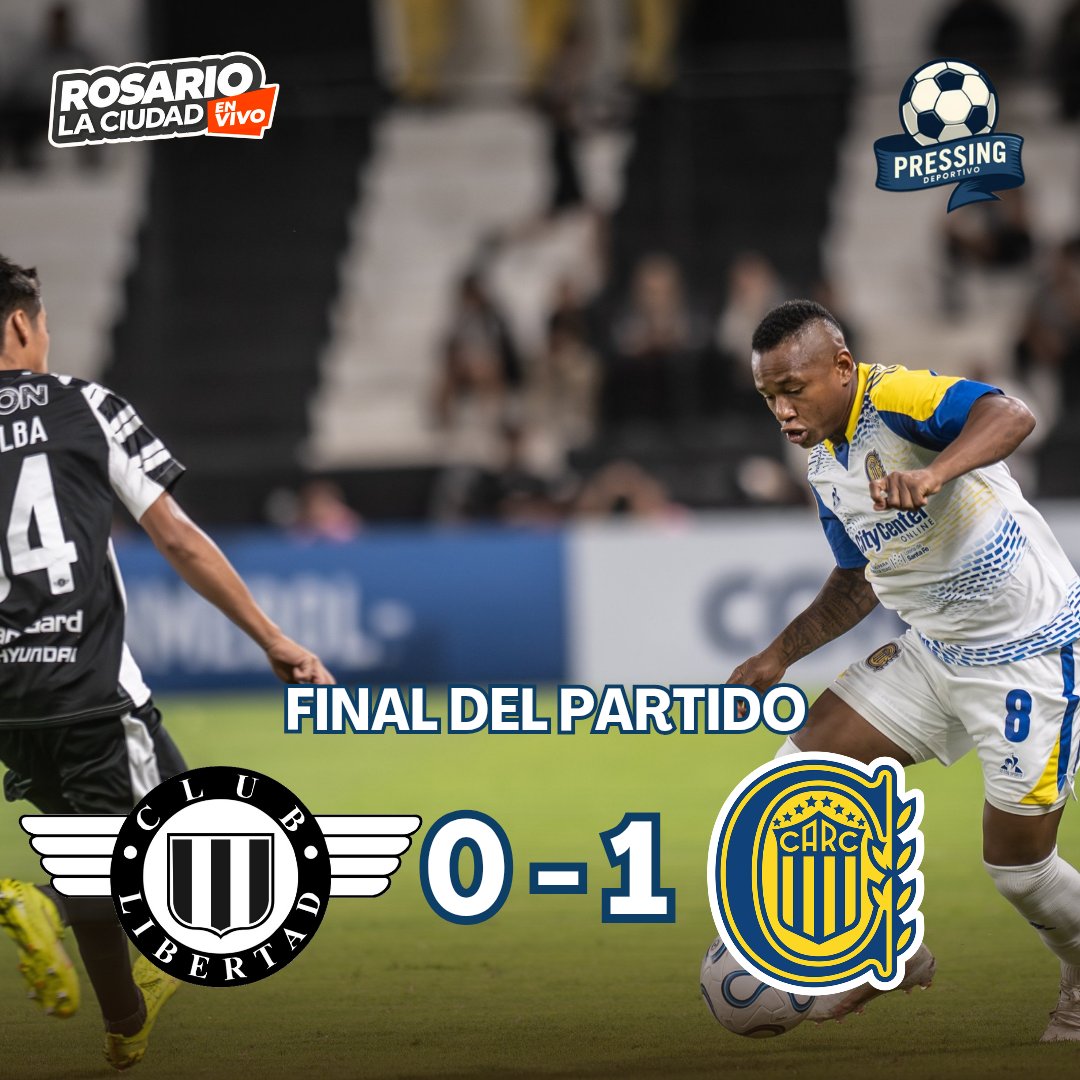 📻🎙¡FINAL EN ASUNCIÓN! #RosarioCentral🟡🔵 venció a #Libertad 1-0, por la fecha 2 de la #CopaLibertadores
⚽️ Copetti marcó el gol sobre el final

Te lo contaron <a href="/Franco_Marega1/">Franco Marega</a> <a href="/GallianoAgustin/">Agustin Galliano</a>

▶️ Lo viviste por <a href="/RLCMediaOK/">ROSARIOLACIUDAD MEDIA</a>