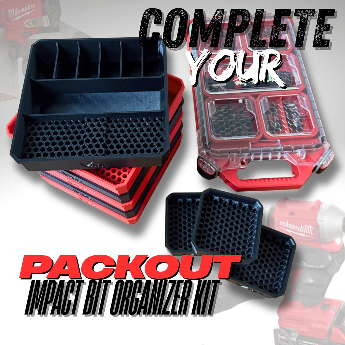 vastconceptsna's tweet image. Stop the bit hunt and upgrade your workflow. 🛠️

Our XAct Fit Bit Organizers fits perfectly in your Milwaukee PACKOUT Low-Profile cases (48-22-8431 &amp;amp; 48-22-8436)—no mess after a drop

Get yours at: vastconceptsna.com

#milwaukeepackout #toolstorage #packoutmods #construction