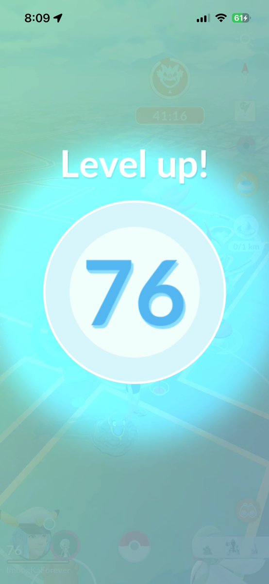 itsmarjofficial's tweet image. Leveled up today ❤️

#PokemonGo #Pokemongoapp #Level76 #levelup #level80