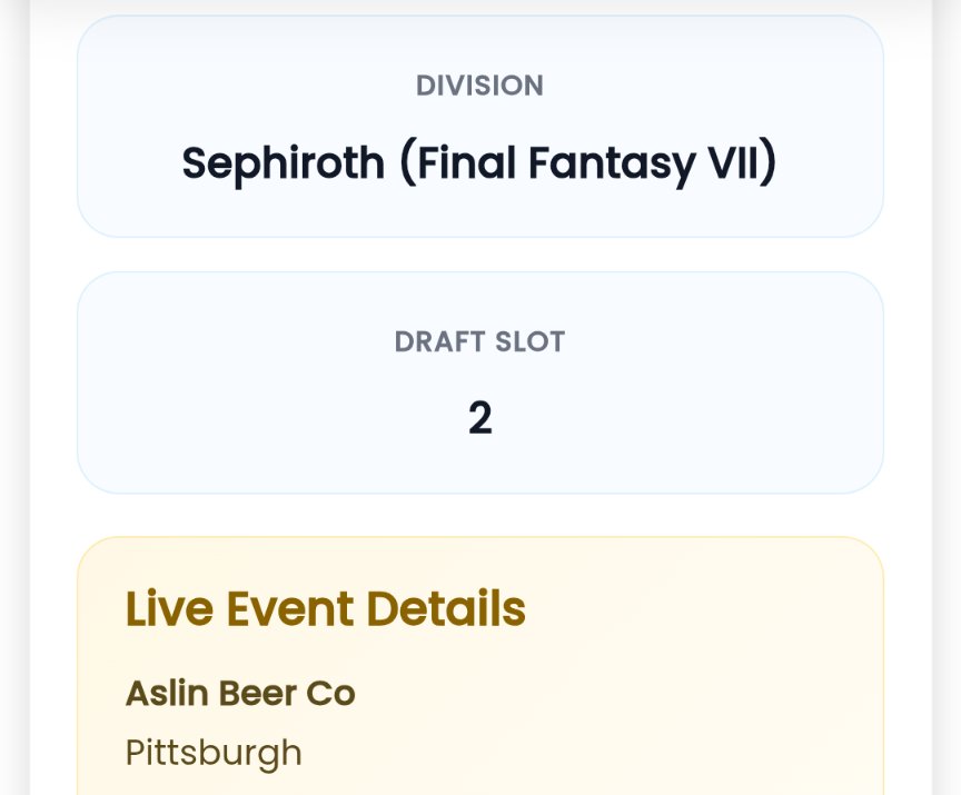 FantasyLoser412's tweet photo. Here we go! #SFB16 Couldn't pass up the Final Fantasy VII Sephiroth division! https://t.co/jG5Jgeiom4