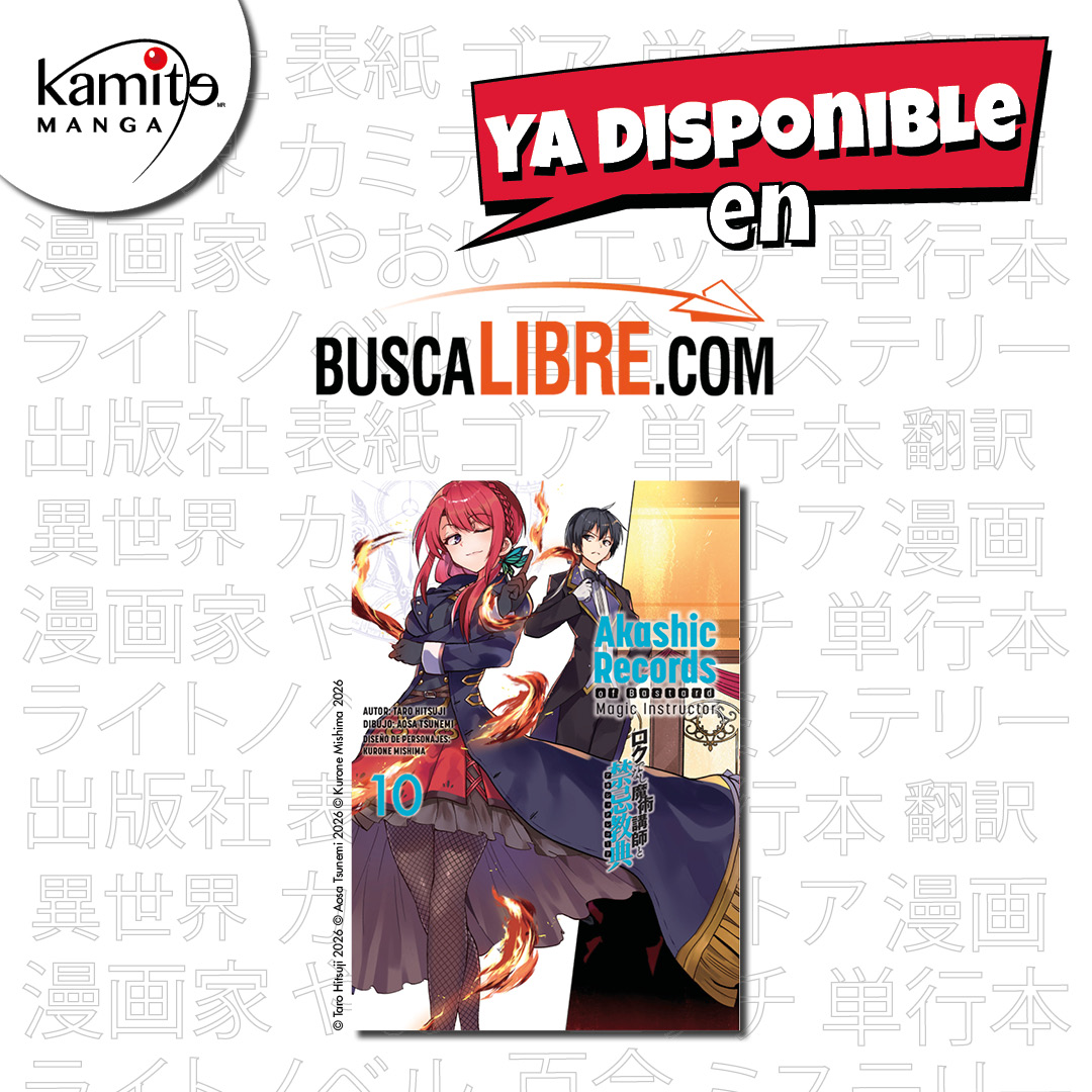 kamite_manga's tweet image. 📖🌌 No todas las clases se aprenden con libros… algunas se viven con magia. 🔮
✨#AkashicRecords tomo 10 ya está aquí, listo para seguir sorprendiendo con su mezcla de hechicería, ingenio y batallas memorables. 🪄⚡
🚚 Consíganlo en @BuscaLibros  👉 t.ly/gy_R6
