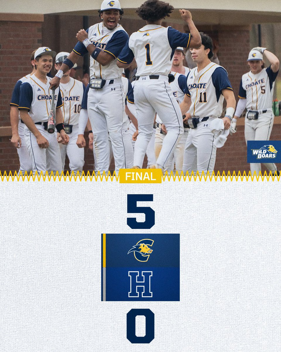 Choate Varsity Baseball tweet media