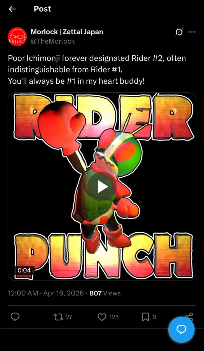 Morlock | Zettai Japan tweet media