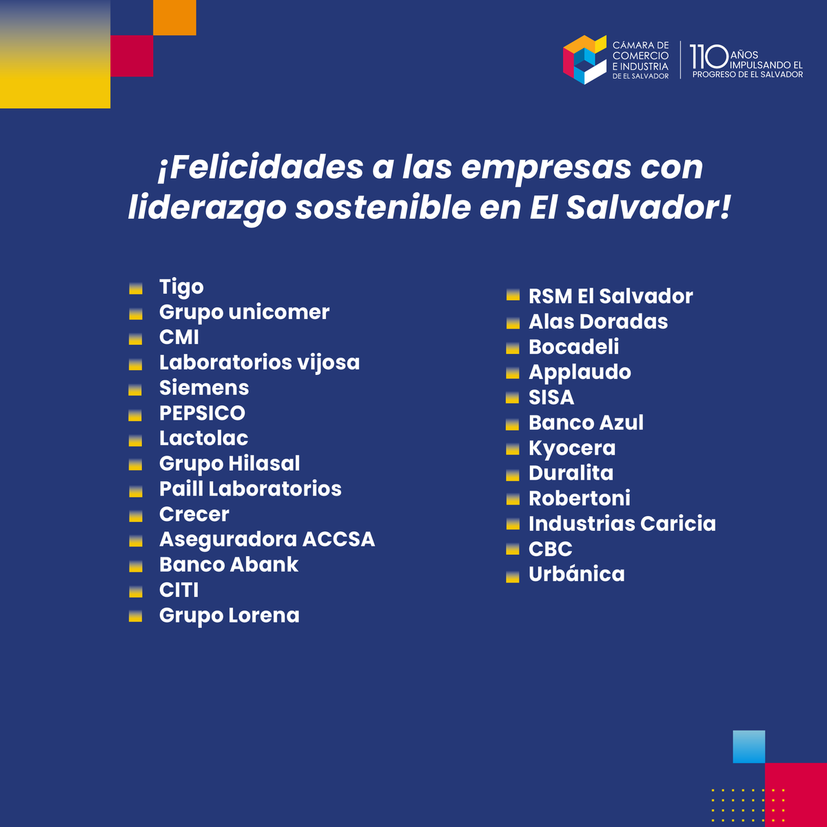 Cámara de Comercio e Industria de El Salvador 🇸🇻 tweet media