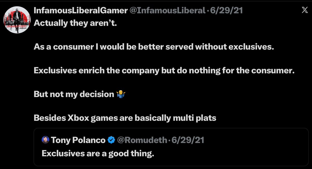 InfamousLiberalGamer tweet media