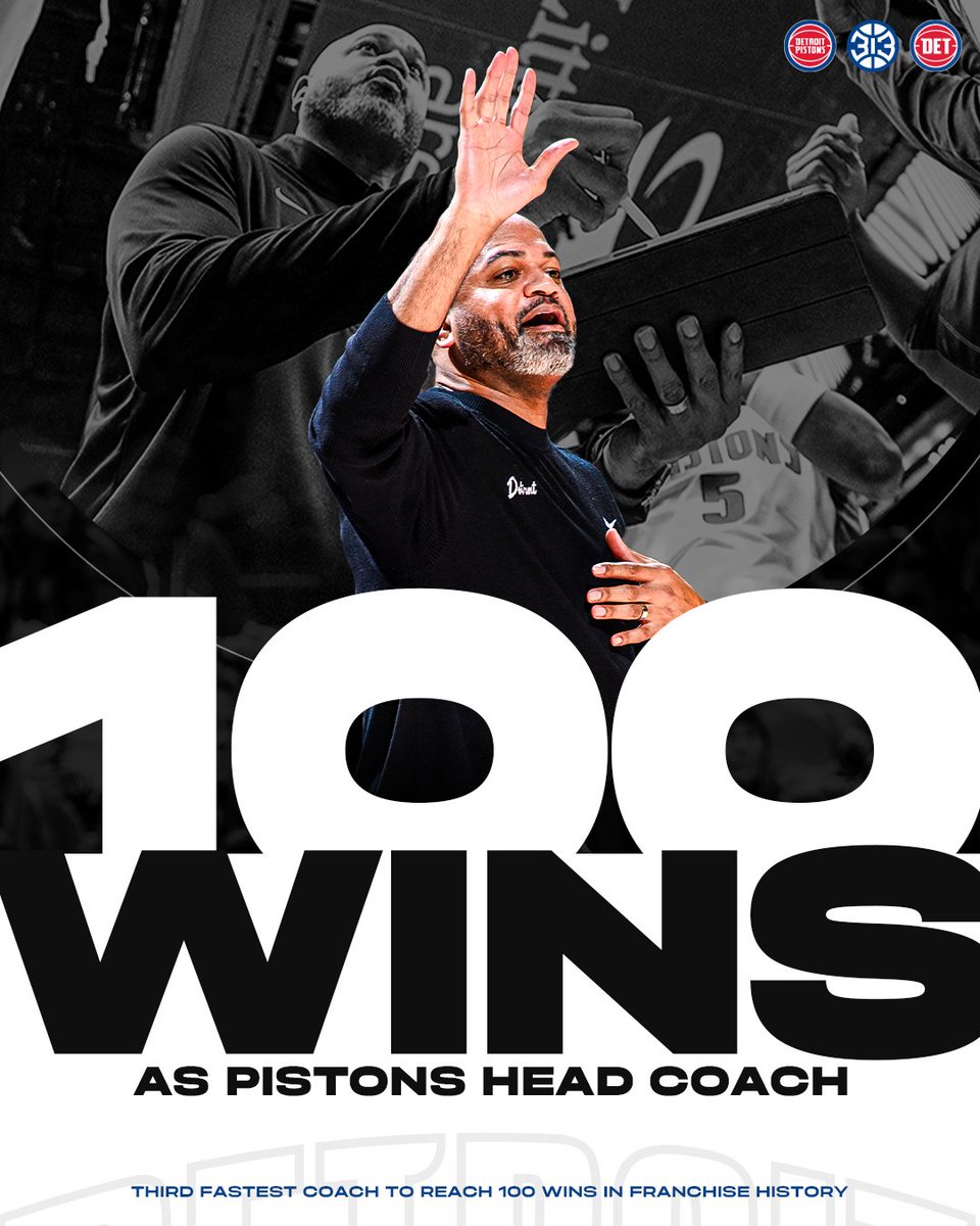 This season, J.B. Bickerstaff became the third-fastest coach in franchise history to reach 100 wins 👏