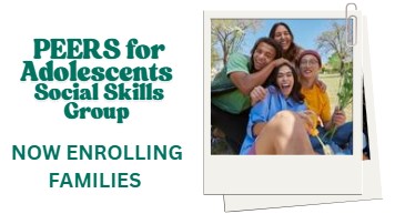 PEERS© Social Skills for Adolescents Coming Fall 2026. Meets Mondays 4:00 PM - 5:00 PM. Do you want to see if your teen is a good fit? Complete the short screening form: form.jotform.com/223006686300043
ctac1.com/services/peers
#teensocialskills #ABA #peers #autism