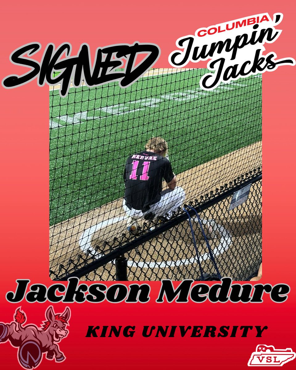 thejumpinjacks's tweet photo. 🔥 New face. Same Energy 🔥

Help us welcome Jackson Medure to the Columbia Jumpin' Jacks family. Jackson attends King University and is ready to make an impact and leave it all on the field!

@jackson_medure

#NewSigning #JumpinJacksBaseball https://t.co/hVX95KslhR
