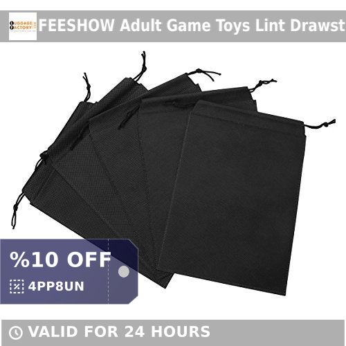Luggage_Factory's tweet image. Unleash the sleek &amp;amp; durable protection of FEESHOW's Black 5pcs Adult Game Toys Lint Storage Bags! 🖤 Perfect for organizing on the go, with a secure drawstring &amp;amp; washable design. Get yours at an unbeatable price today! #FEESHOW #StorageSolutions shortlink.store/3lvtkcz7ldam