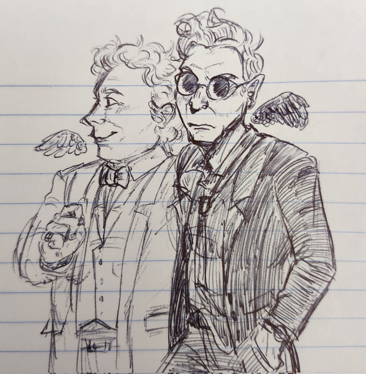 madirws's tweet photo. no way trailer dropped #GoodOmensSeason3 #aziracrow https://t.co/AAyXn2vcP3