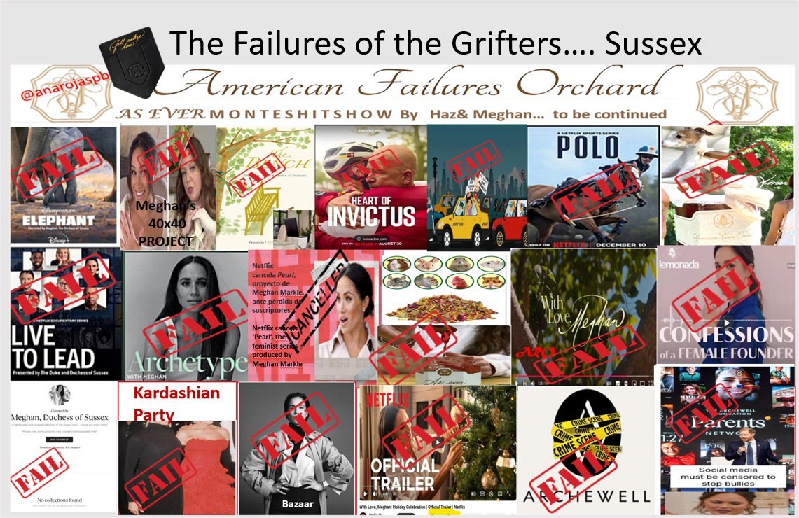 BeeWilde2's tweet image. Let Prince Harry and Meghan Markle "get paid" for their grotesque PR-stunts--but NOT as @royalfamily members:

The Sussexes are Andrew &amp;amp; Fergie v.2.0 in more ways than one, huh SoHO House pimp Markus Anderson 'n' Sussex Squad?😅🤡🤣#JeffreyEpstein #SussexSquad #PDiddy  

#Megxit