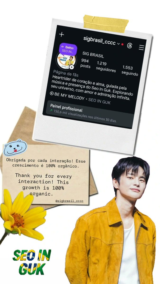 150k!! Obrigada 💜 
감사해요, ありがとう, Gracias, Thank you.
#서인국
