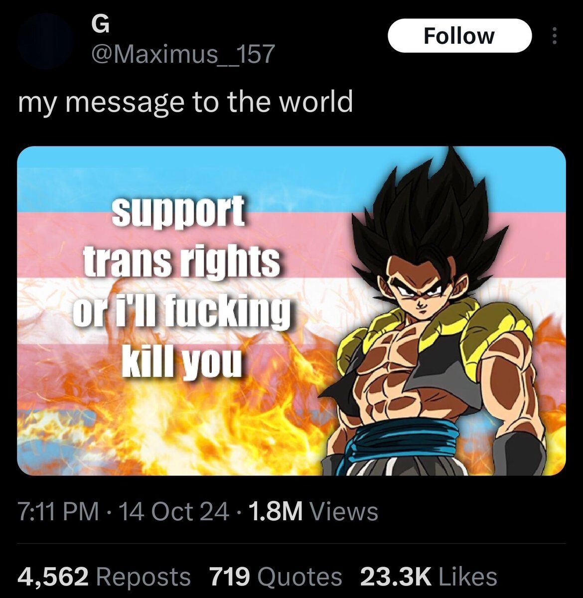 Insane Cope tweet media