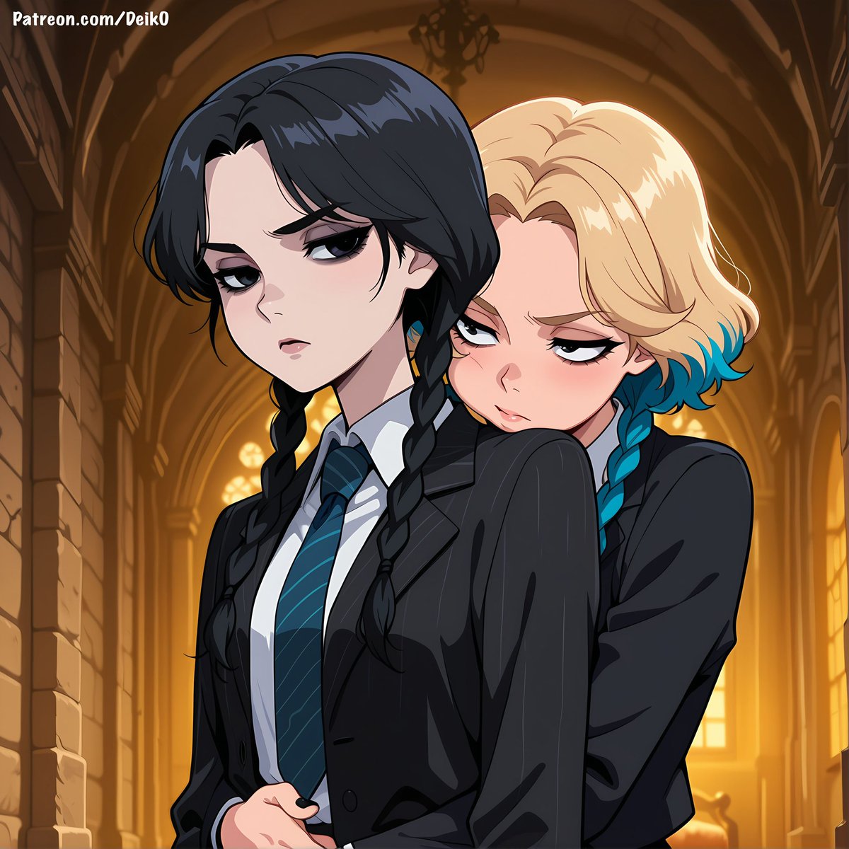 elDeik0's tweet image. Enid Sinclair x Wednesday Addams // Wednesday

#EnidSinclair #Wednesday