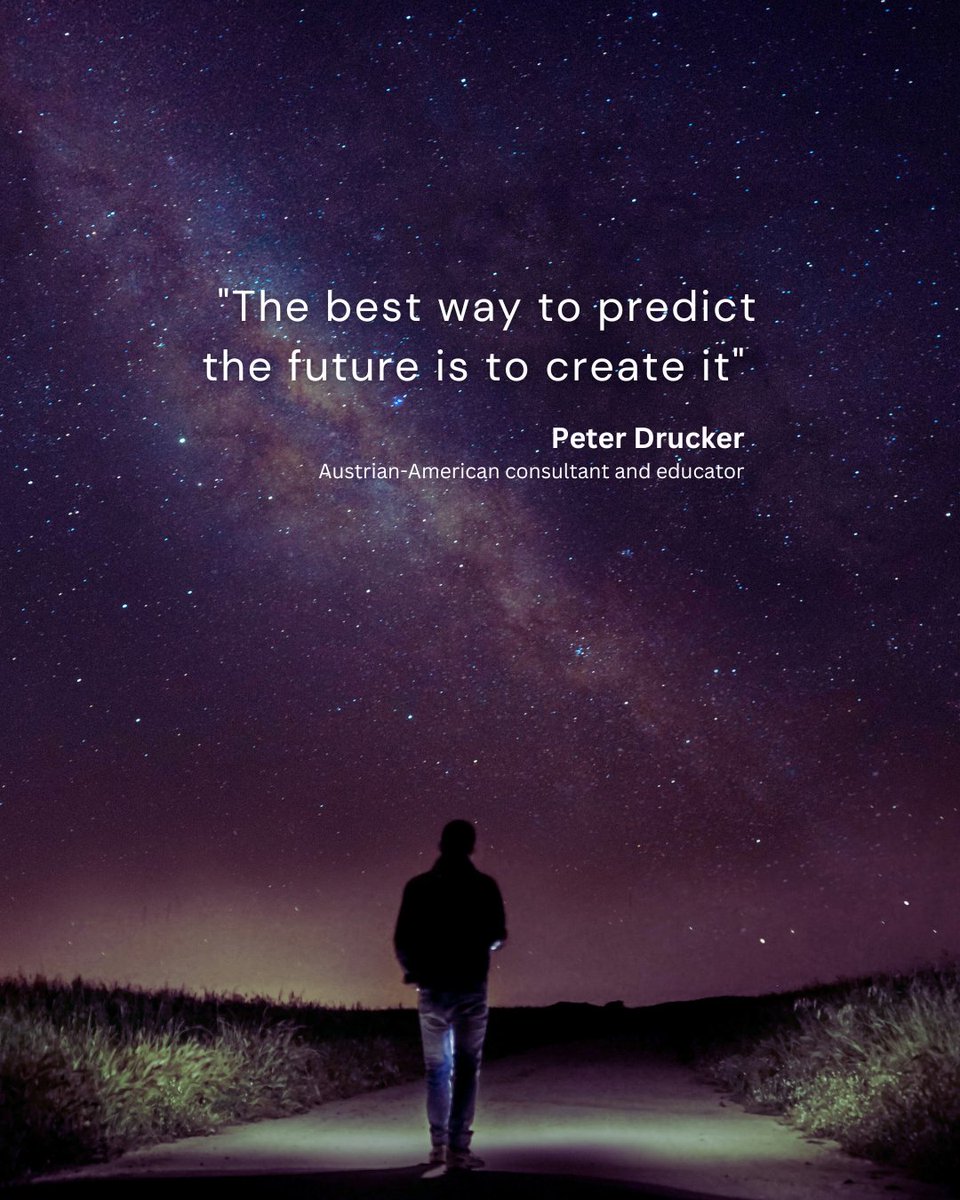 janetberryhomes's tweet image. Your current actions and decisions shape the path to your future. 

Seize the present, sculpt your path, and redefine what lies ahead. 

#QuoteOfTheDay #PeterDrucker