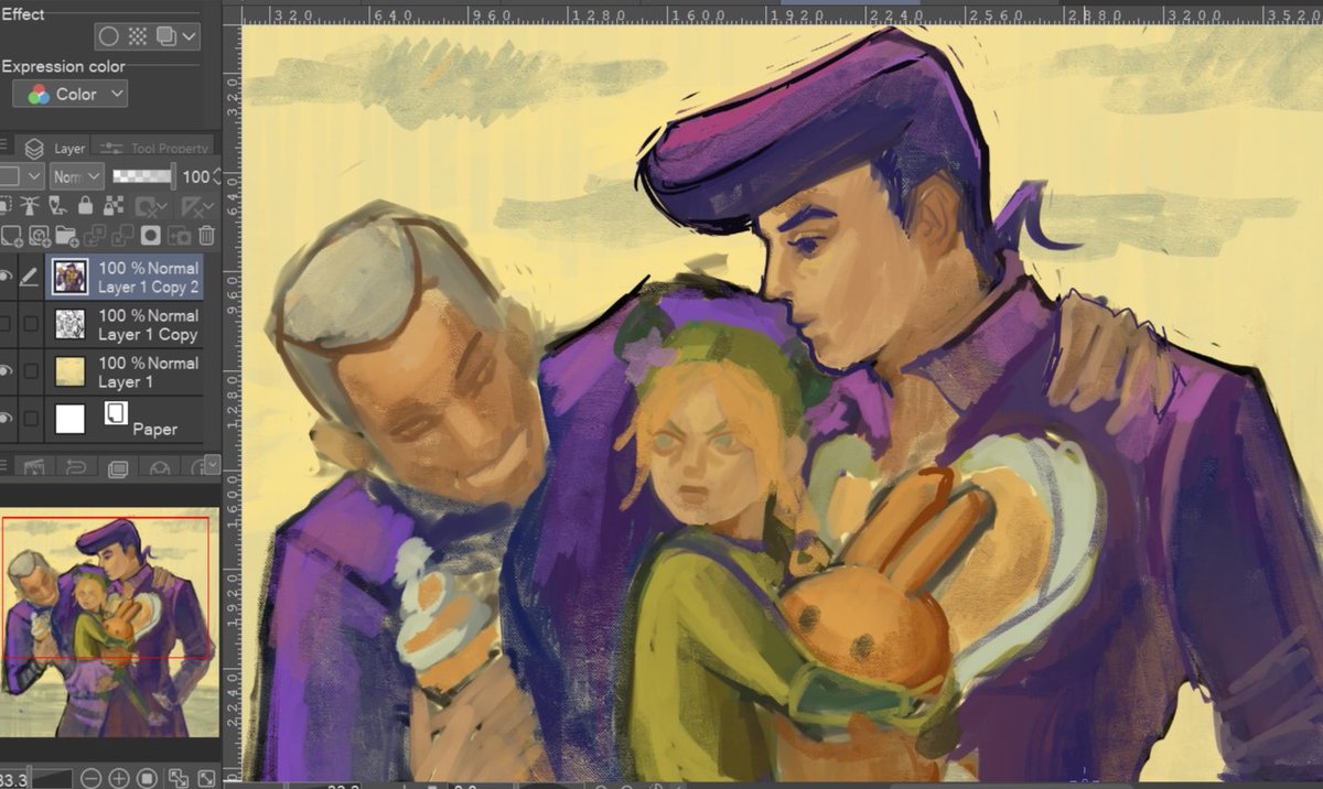 mutnichel's tweet photo. WiP #jojo https://t.co/FqBngWkdFO