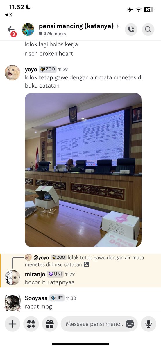 eksyuweli's tweet photo. menyimpan #arsip aku menangis dalam keadaan asesor bertanya “apakah lembaga sudah terdaftar dalam google maps” 😹😭😹😭😹😭😹😭😹😭 https://t.co/Hv8hAmrcv4