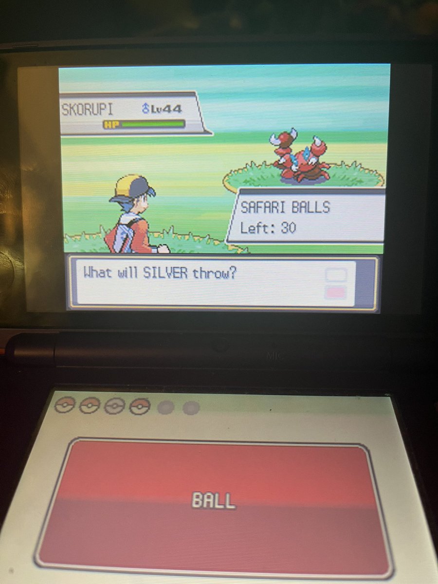 Lizred18's tweet image. Phase 5  for Skorupi Fled after 2 Balls #ShinyPokemon