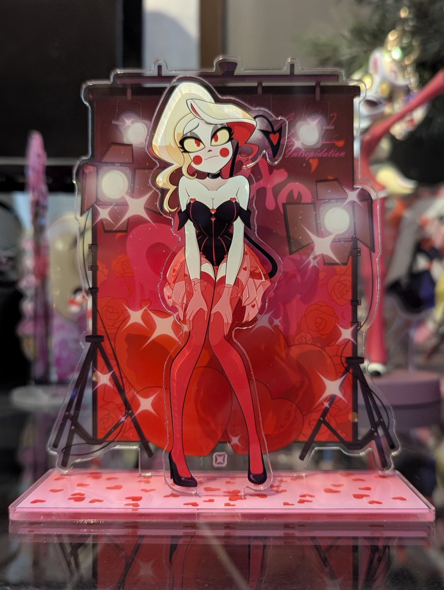 _Intrepidation's tweet image. My girls arrived! So happy with how #Charlie and #Vaggi turned out. I wanted to see what my own products look like in person, and @ACGGoods didn't disappoint! Want one? Available at my store! Each sold separately

acggoods.com/store/intrepid…

#HazbinHotel #CharlieMorningstar #Chaggie
