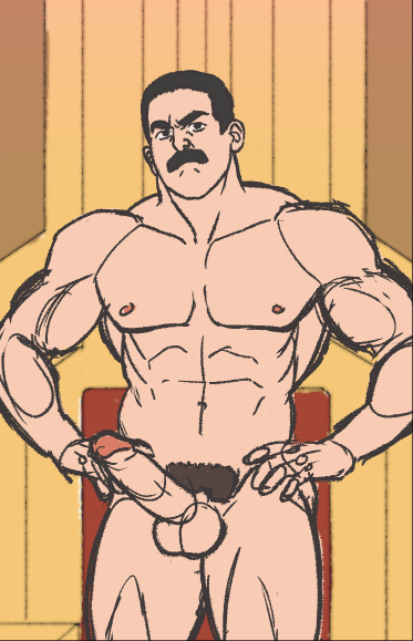 C2bara's tweet photo. Thragg sketch. #nsfw #gayart #art #sketch #bara #Thragg #Invincible https://t.co/VU8rNLJsac