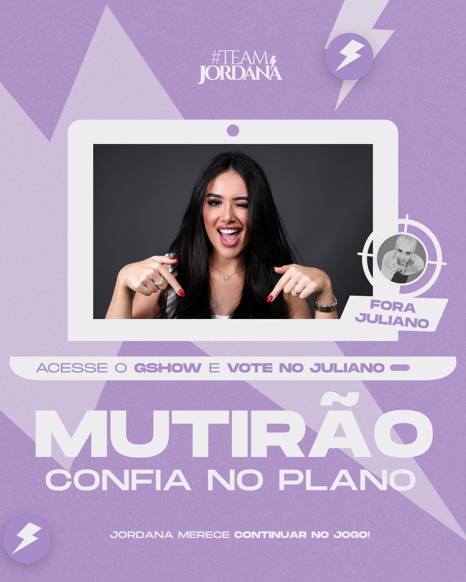 Jordanarmorais's tweet photo. MUTIRÃO CONFIA NO PLANO INICIADO

▶️ A cada 10 votos de torcida, comente um emoji!

❗O voto é para eliminar. VOTE NO JULIANO!

⏰ Encerra 00h

🎯 META: 5K

📲 Link: https://t.co/4x2OJ7LmFU

#ForaJuliano | #BBB26 https://t.co/9cbom6NoCZ