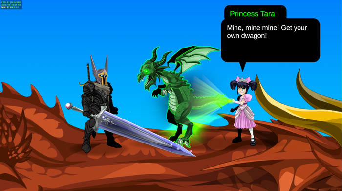 CropsterAQW's tweet image. Why is the dragon so skinny? 😂 #aqw #aqwinfinity