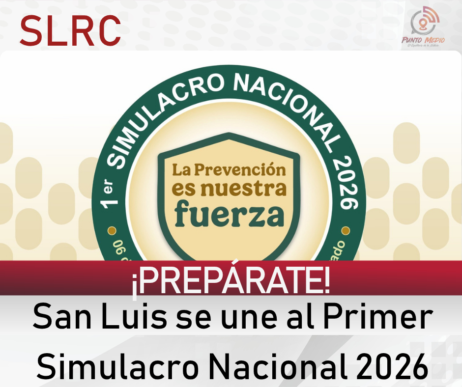 🚨🗓️ ¡Agenda la fecha! El próximo 6 de mayo a las 10:00 AM se realizará el Primer Simulacro Nacional 2026 en #SLRC.

 Ojo: Podrían llegar alertas de prueba a celulares. ¡Mantén la calma, es un ejercicio!

#PuntoMedioNoticias #SanLuisRC #Simulacro2026 #ProtecciónCivil #Sonora