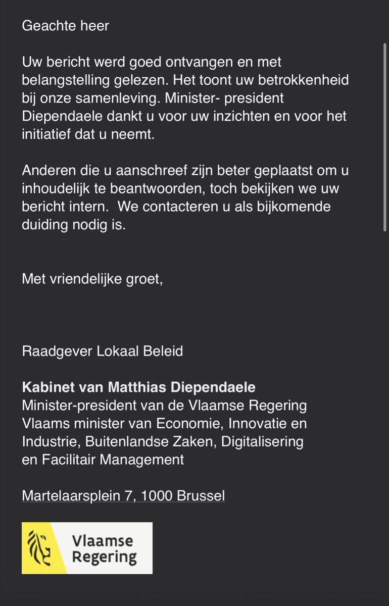 herbertong's tweet photo. 🇧🇪 Tesla FSD momentum building in Belgium

Following RDW approval in the Netherlands, the Flemish Minister-President’s office has confirmed Tesla FSD Supervised is now under internal review at the highest level.

Early signal, but it shows how quickly regulatory alignment could spread across Europe. $TSLA