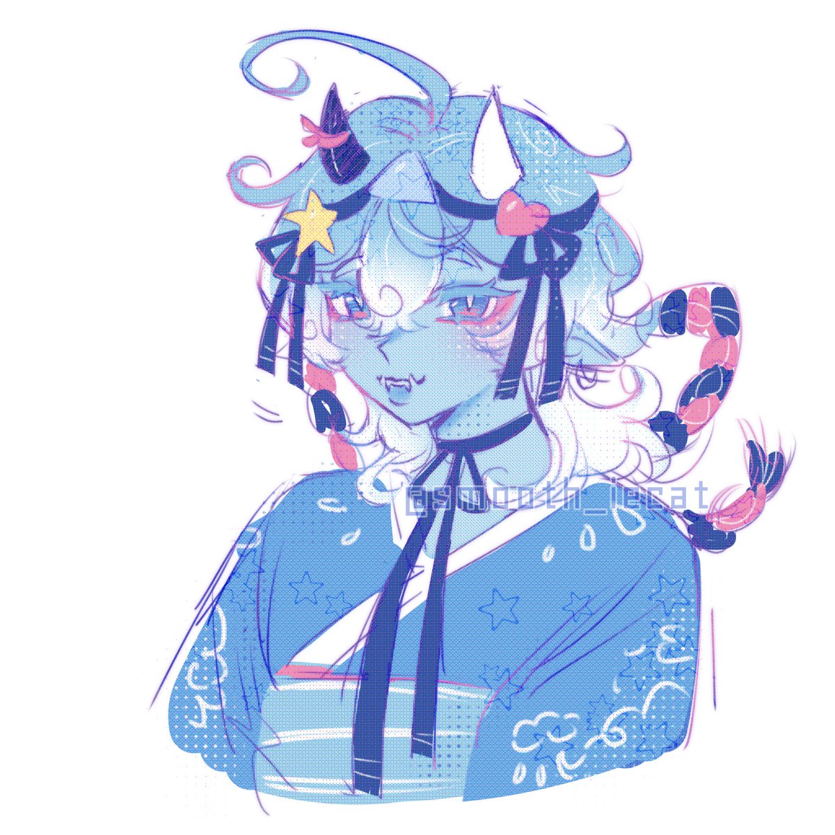 ⋆☆｡ﾟ🌷ᴘɪɴᴋ ꜱᴍᴏᴏᴛʜɪᴇ🌸☾ ﾟ｡⋆OPEN COMMS! CHECK PINNED tweet media