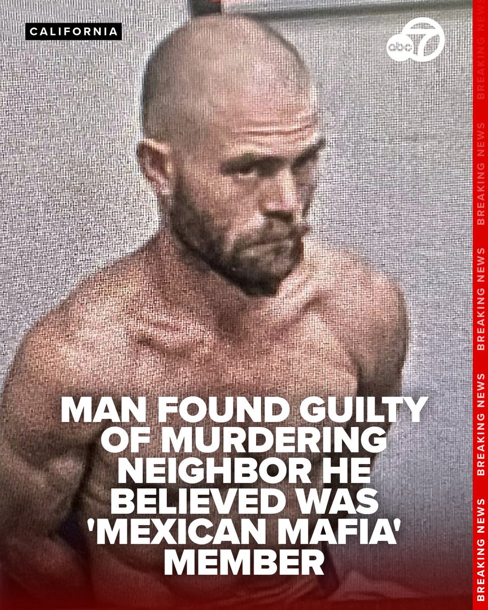 KRCR7's tweet photo. VERDICT REACHED: A jury has found a #NorthernCalifornia man #guilty of murdering his neighbor in #Redding.

MORE DETAILS: https://t.co/ZGxGkBz3wj https://t.co/JHIOi72zNx