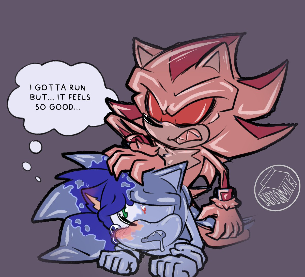 Shadonic NSFW⬆️🖤⬇️ 💙

A request from ptrn from September last year, I think? Just some zombot Shadow x Sonic 👀