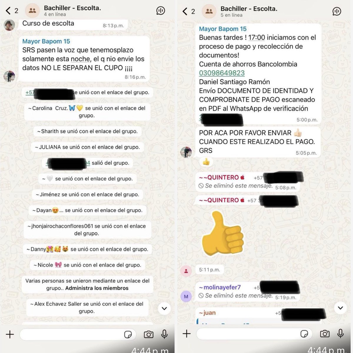 SARGENTOCHALA's tweet photo. Continuación de las pruebas sobre la presunta red de falsificación y venta de certificados académicos en el Batallón PM-15 (Bogotá). https://t.co/EYmntHI4TC