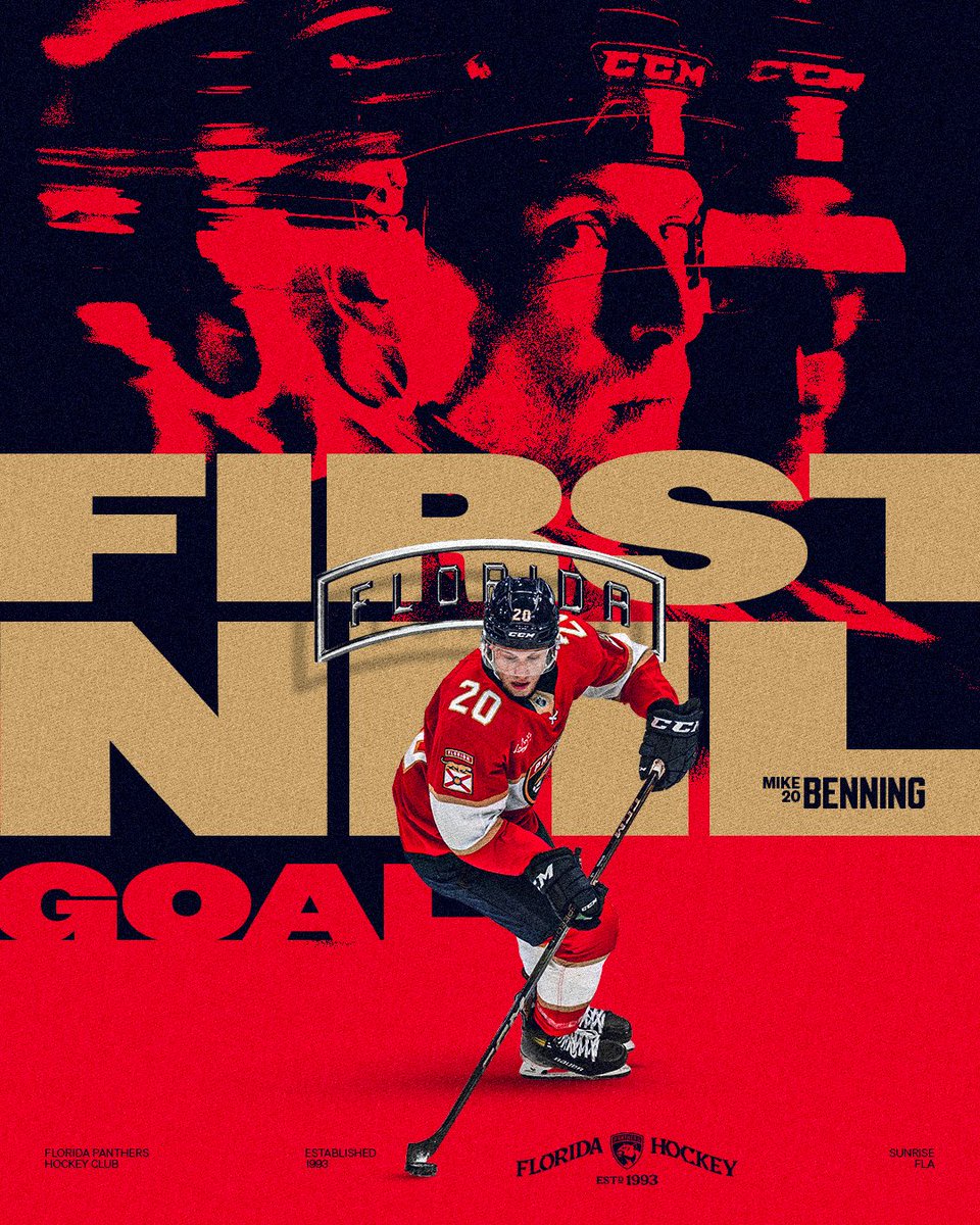 FlaPanthers's tweet photo. First and counting... 🙌 https://t.co/4AnCKsHnwz