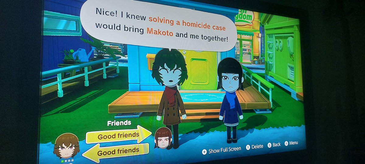 SheePersona's tweet photo. I can tell I'm going to love this game #tomodachilife #tomodachi_life #persona5 https://t.co/Q7ryJCSEFk