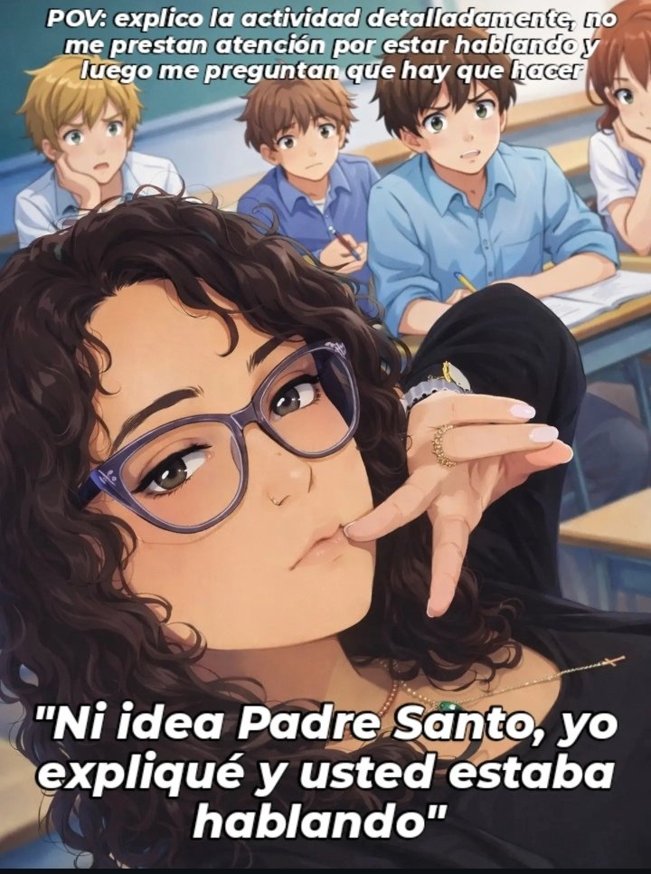 fcdz_'s tweet image. Ni idea, padre Santo...

#teacherslife @TeacherFabiola_