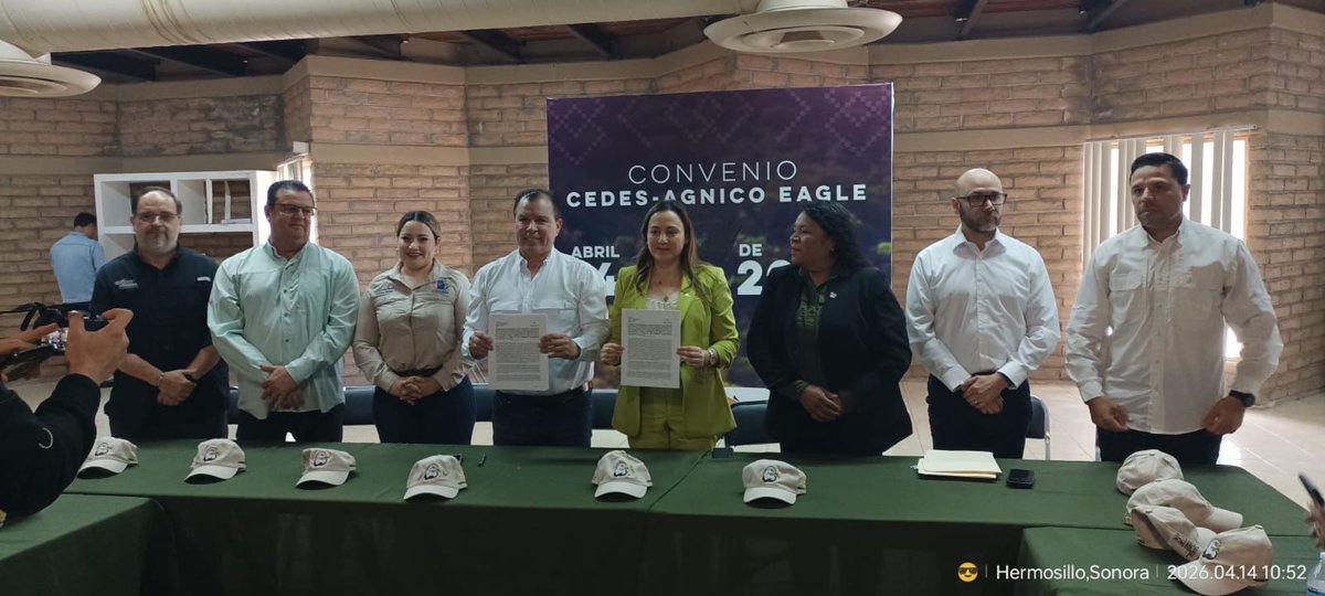 Testigos de Convenio CEDES y <a href="/AgnicoMexico/">Agnico Eagle México</a>, una muestra de acciones de la minería por el bien del medio ambiente.
En esta ocasión protagoniza el programa de rescata del Aguila Calva, una especie única y que vive en Sonora, símbolo de países, comunidades e historia.