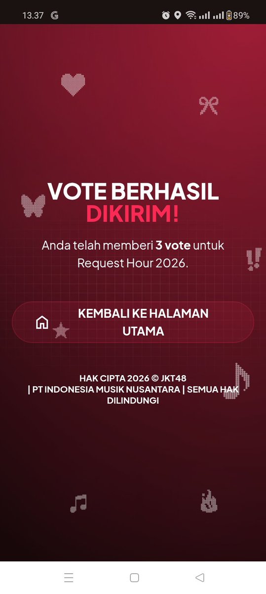 dimas58246's tweet photo. Ku akan terus berjuang ku tidak akan pernah menyerah ๐
#vamoscosmos
#CieCelChieScendo
#SupportTulus
#JKT48RequestHour2026
#DakishimEIGHT ๐ช๐คโพ๏ธ https://t.co/3CbljyMgvz