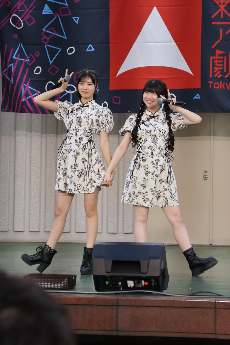 tokyotamawalker's tweet image. 2026.04.11　上野恩賜公園野外ステージ（水上音楽堂）
【  みんなのアイゲキ春祭り  】
🩷CHEERFUL🩵🌸⑦🪻

　久しぶりにご挨拶、前回はサンタ🎅衣装だった😅👍

🩷#CHEERFUL 🩵 
🩷#丸上ひまり🪻🐼🩷@himari_marugami
🩵#桜まほ🌸🐏🩵@maho_sakura_
🩷#CHEERUPproject🩵@CHEERUP_Pro