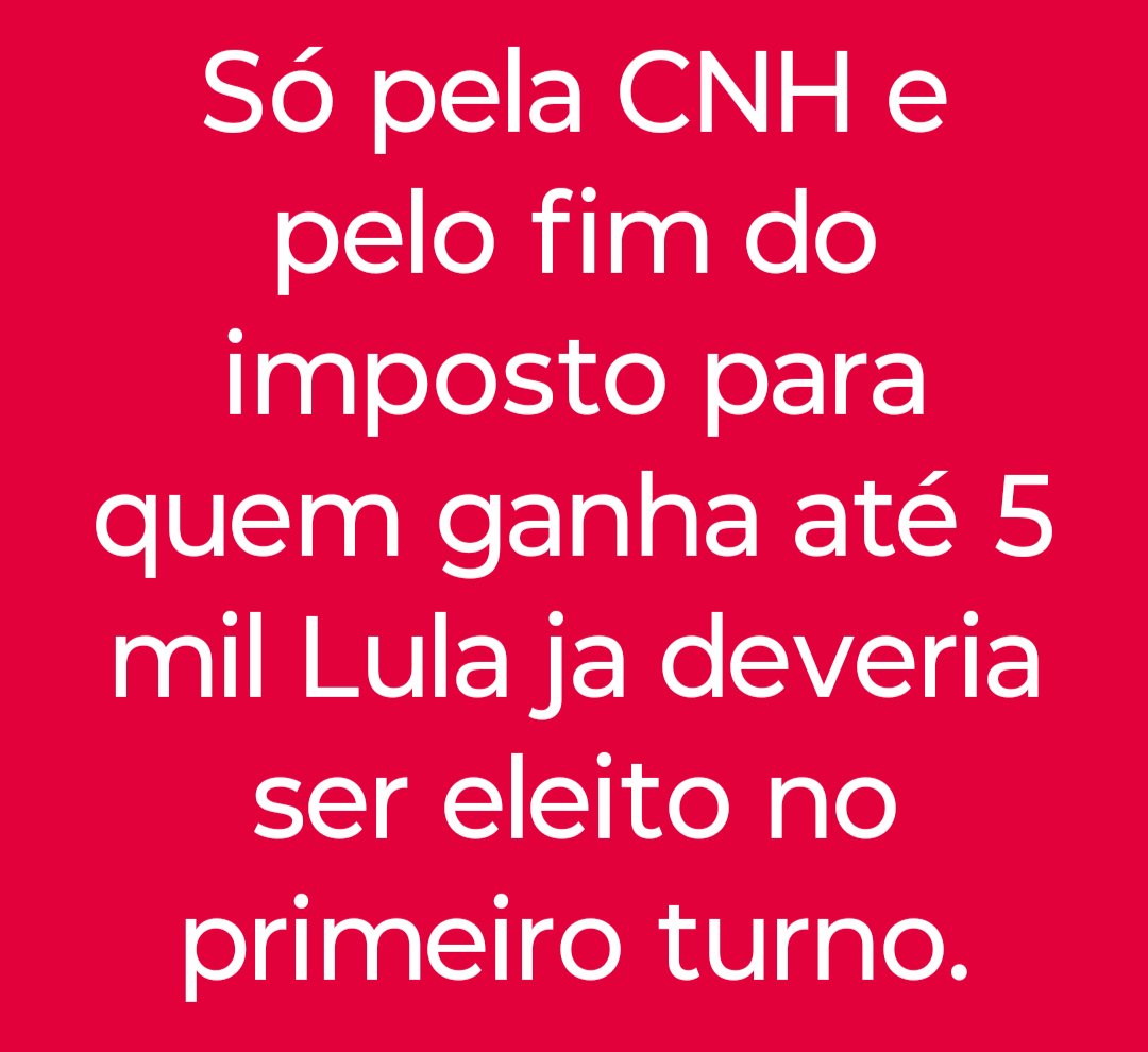 Antonio Cappellari LULA É O CARA tweet media
