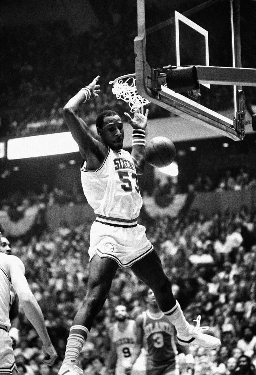 VanderlansJim's tweet image. April 15, 1980 - #Philadelphia 76ers' Darryl Dawkins dunks against the #Atlanta Hawks during Game 5 of the Eastern Conference Semifinals in Philadelphia.
(📸 AP Photo/Rusty Kennedy)
#NBA #OTD #1980s #76ers