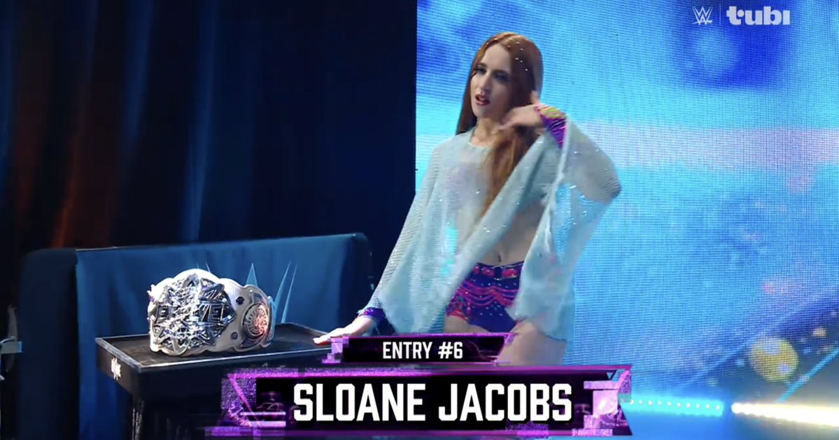 Sloane Jacobs is entrant 6! #WWEEvolve