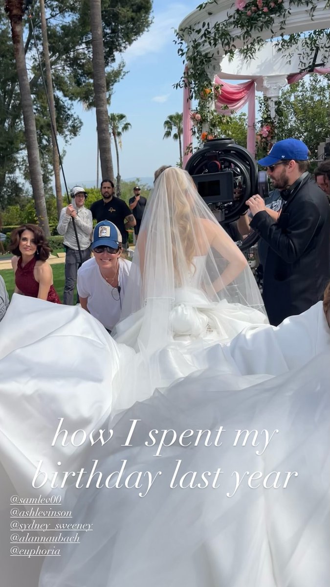 New look at Cassie's wedding dress in Euphoria season 3.
