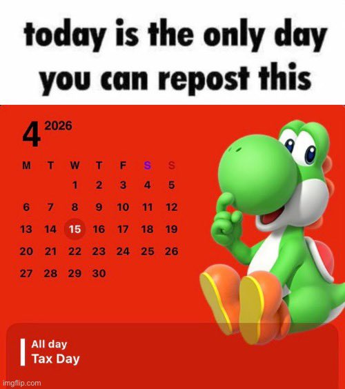 Only Day You Can Repost tweet media