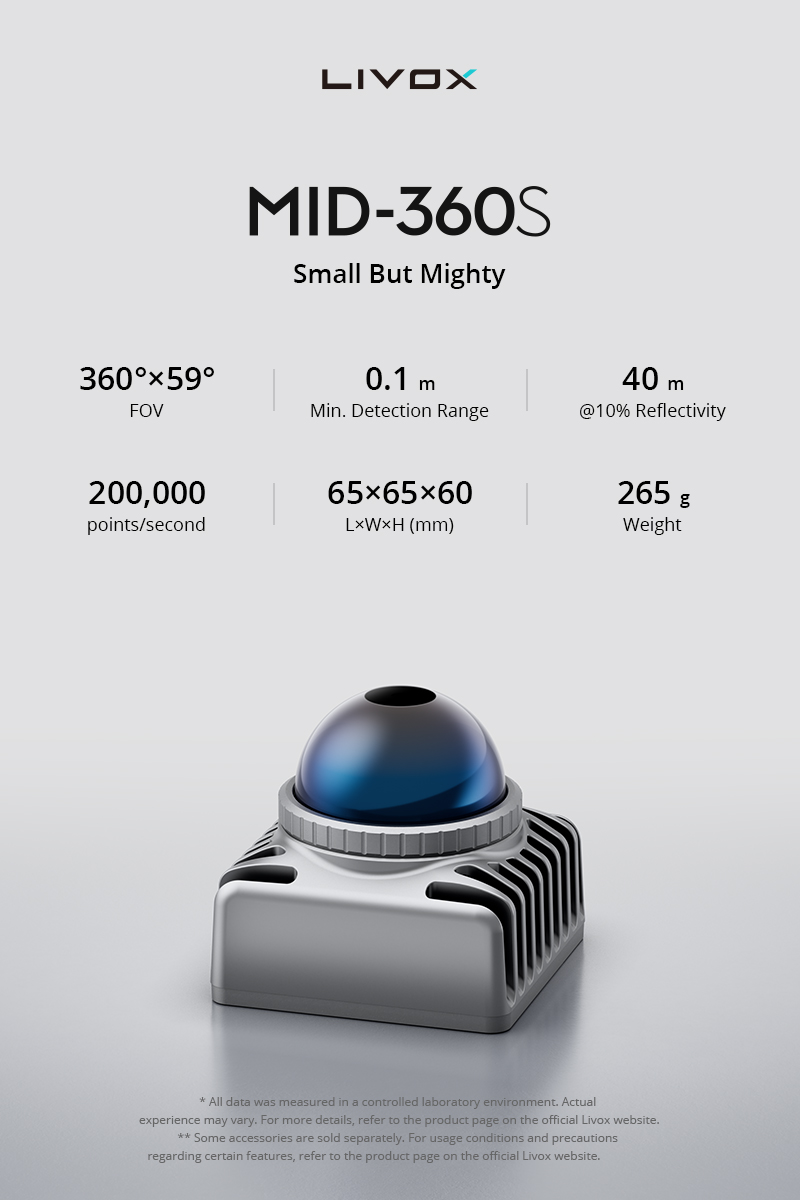 KokyoLiDARs's tweet photo. /
#Livox Mid-360S 新登場🔥
\
3D #LiDAR をこれからご検討の方も
#Mid360 ユーザー様も注目の後継モデル Mid-360S🪩
お問合せお待ちしております!
👉https://t.co/CfSqOhyhK7 https://t.co/cmj0YGMAvo
