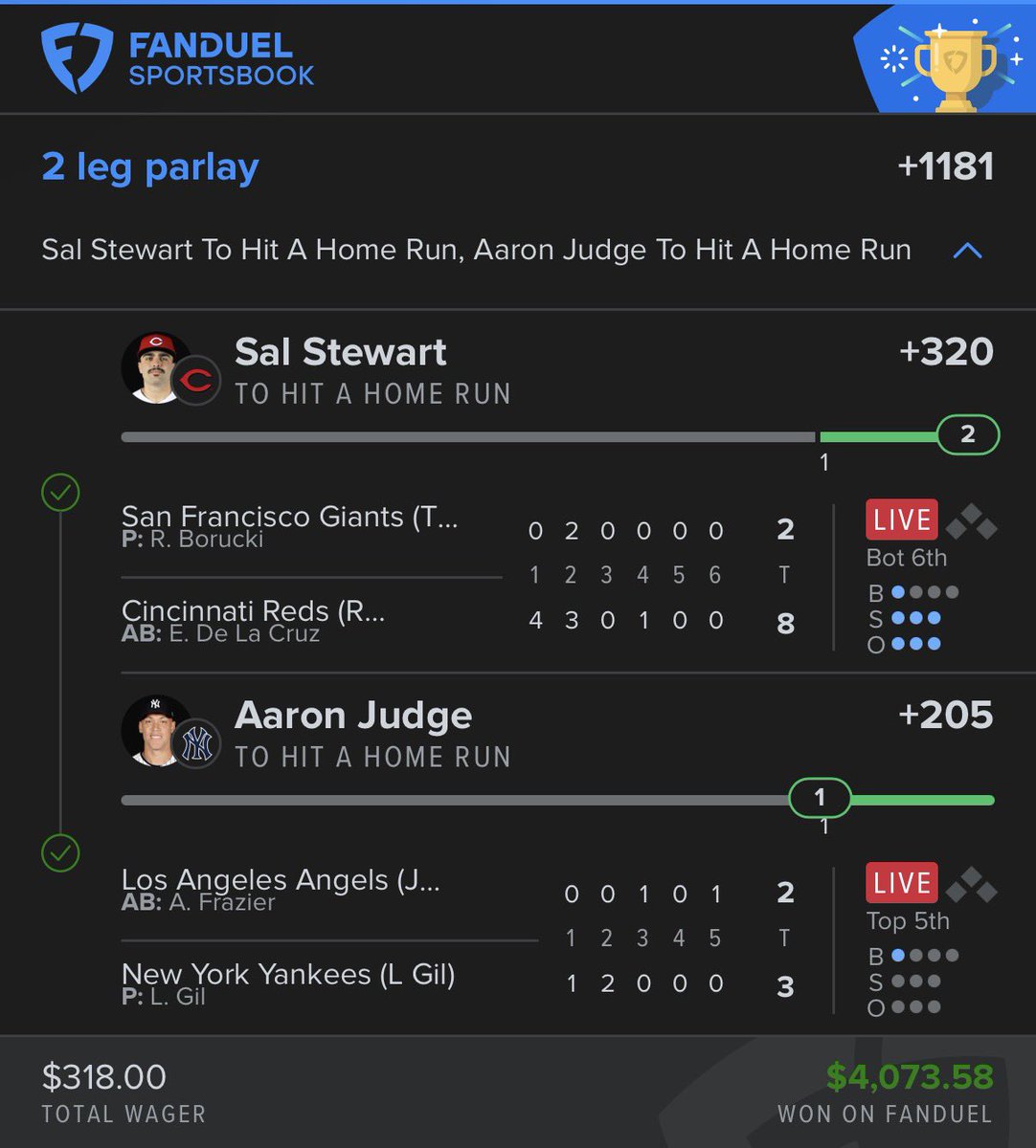 $70 TO 2 PEOPLE WHO FOLLOW, LIKE &amp; RT‼️

ON A MONUMENTAL RUN THIS MLB SEASON ⚾️💰

$5 VIP FOR THE ENTIRE NIGHT… DONT MISS OUT 👀⬇️⬇️⬇️
winible.com/checkout/15548…