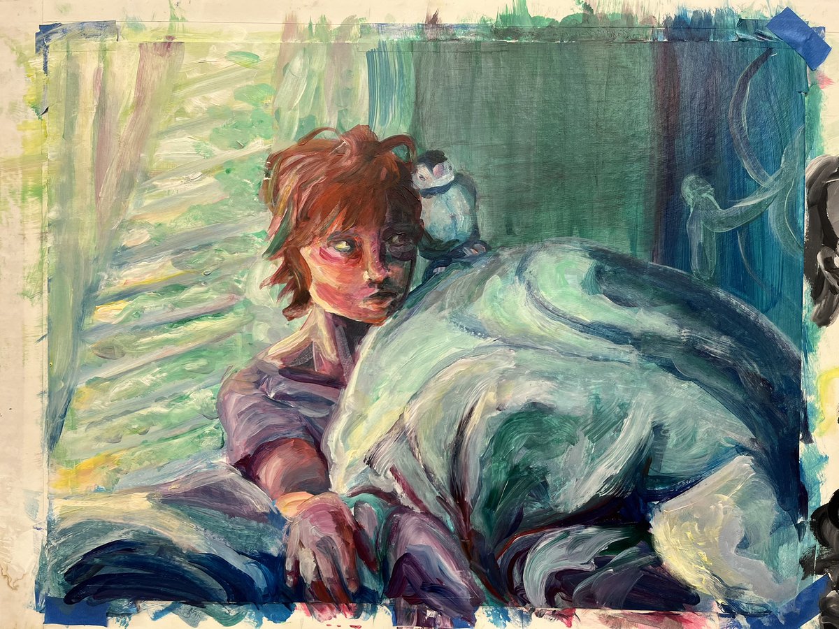 charlali's tweet photo. +Self portrait with Squeaky https://t.co/t3IDpj33ig