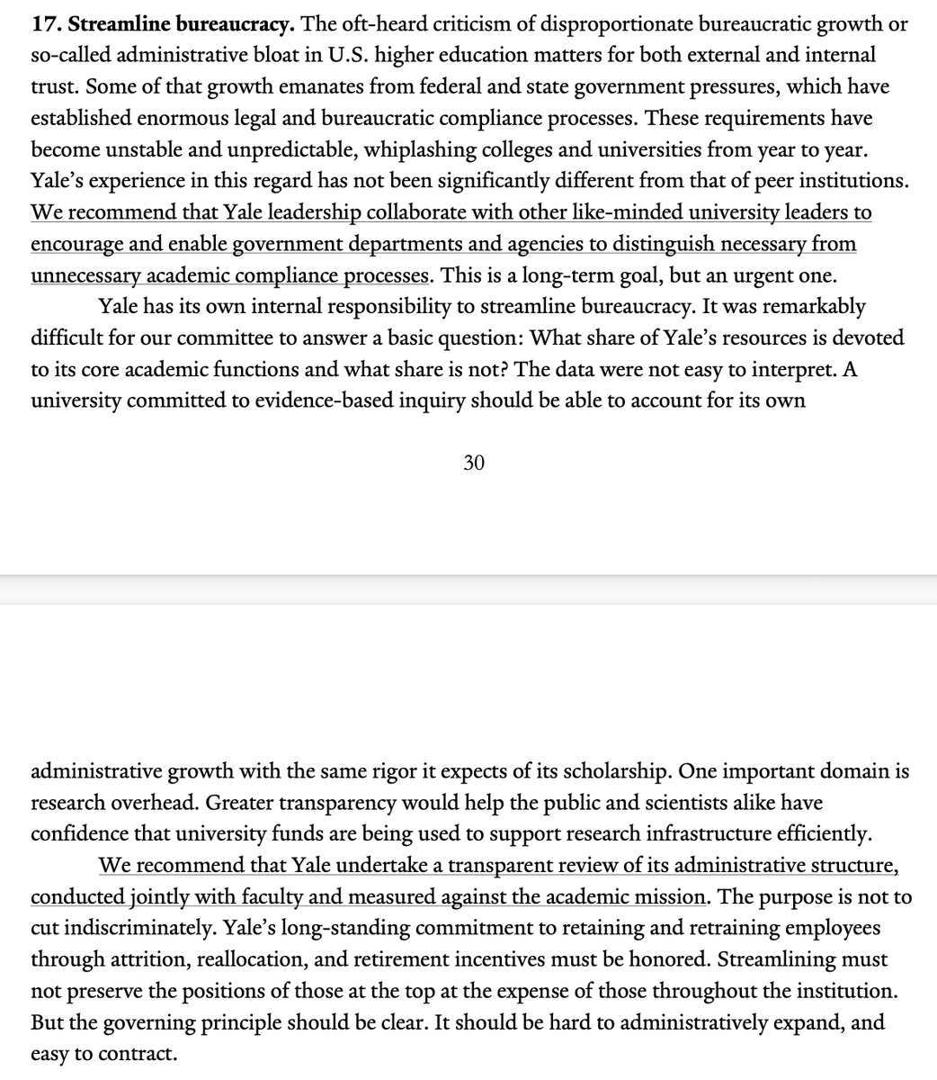 j_kalla's tweet photo. This Report of the Yale Committee on Trust in Higher Education is well-worth reading in full. I hope my colleagues will take these recommendations seriously https://t.co/Tf58xMtWoY https://t.co/Ms0XUKto1C